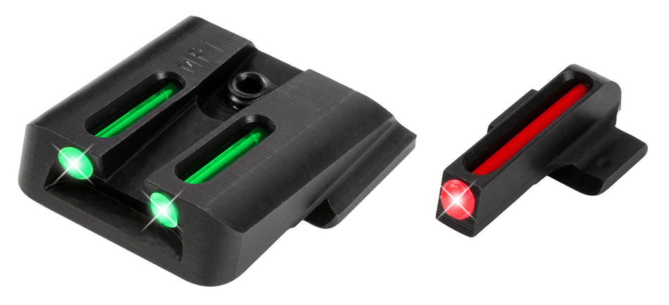 TruGlo TG131MP1 Fiber-Optic Front Red Rear Green Sight Set Smith & Wesson M&P EZ 380