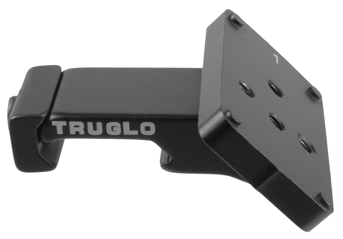 TruGlo TG8976B Universal 45 Degree Offset Red Dot Mount Black Anodized