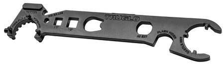 TruGlo TG973B Black Steel AR-15 Armorer's Multi-Function Wrench with Bottle Opener and Barrel Bushing Tool