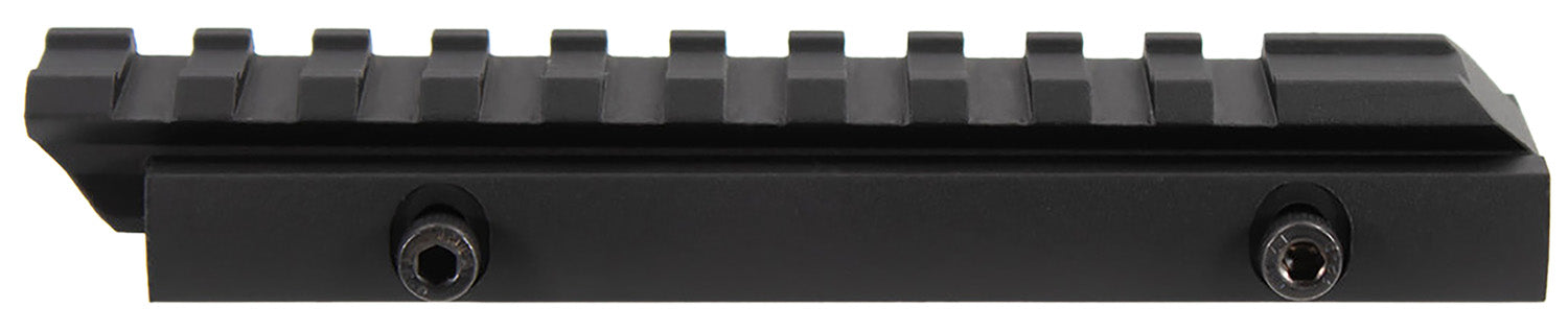 Aim Sports MT012L Black Anodized 5-Inch Rail Optic Riser Mount 0.5" Lift