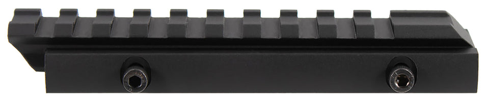 Aim Sports MT012L Black Anodized 5-Inch Rail Optic Riser Mount 0.5" Lift