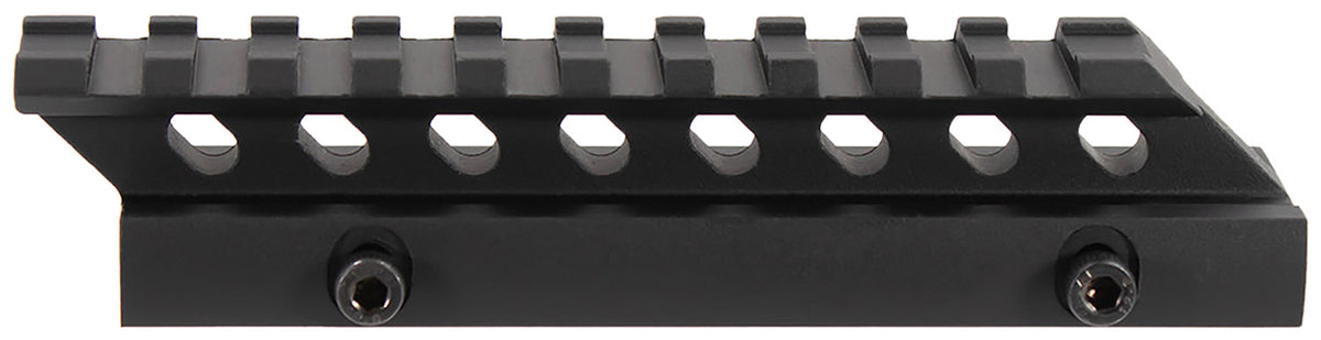 Aim Sports MT012M Black Anodized 5-Inch Rail Optic Riser Mount 0.75" Lift