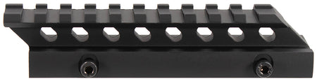 Aim Sports MT012M Black Anodized 5-Inch Rail Optic Riser Mount 0.75" Lift