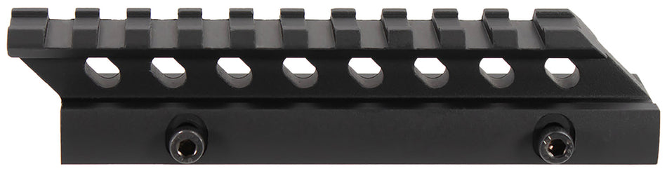 Aim Sports MT012M Black Anodized 5-Inch Rail Optic Riser Mount 0.75" Lift