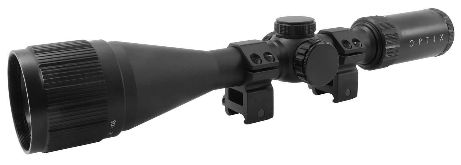 BSA OPTIX Black Matte 4.5-18x44mm AO 1" Tube Dual Illuminated BDC-8 Riflescope