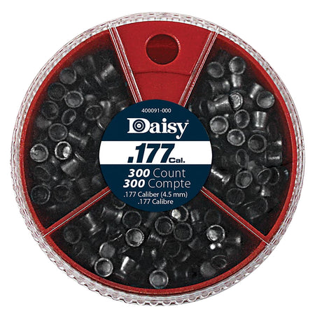Daisy Dial-A-Pellet Premium .177 Cal Lead Pellets Flat Nose Pointed HP 300/Tin