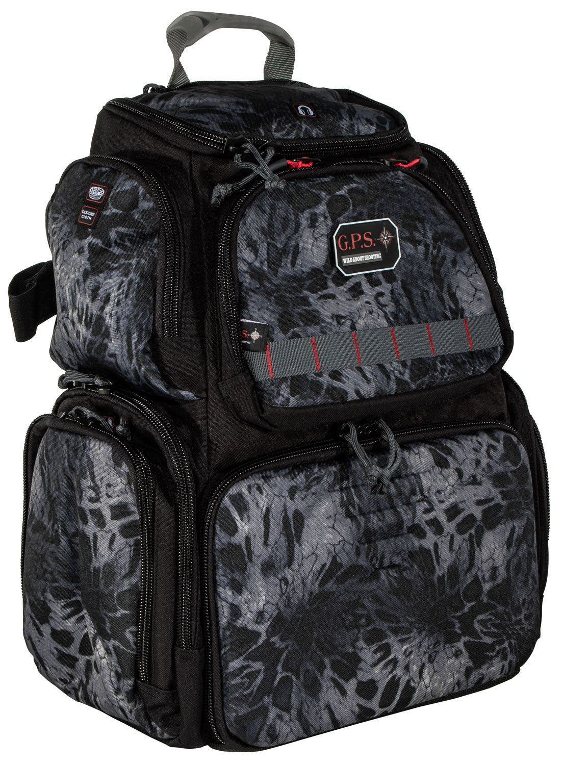 GPS 1711BPPMB PRYM1 Blackout Handgunner Backpack 1000D Nylon for 4 Handguns