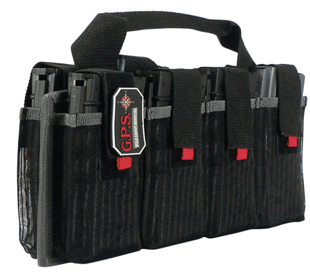 GPS Bags 1365MAG AR Mag Tote Black Nylon Range Magazine Carrier