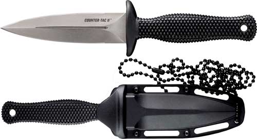 Cold Steel Counter Tac II 3.3" Spear Point Boot Knife with Belt Clip