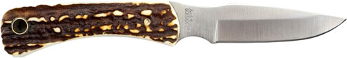 Uncle Henry Next Gen Staglon 3.1" Fixed Blade Caper Knife with Leather Sheath