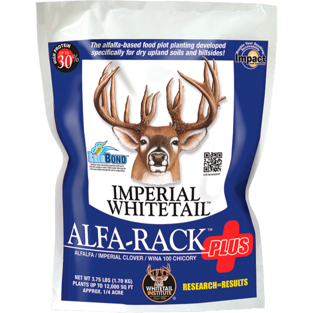 Whitetail Institute Imperial Alpha Rack Plus Perennial Food Plot Seed 3.75 lb