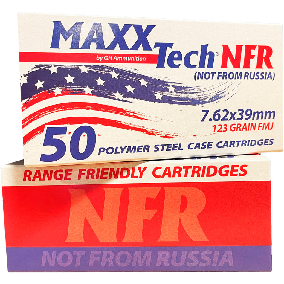 MaxxTech NFR Full Metal Jacket 123 Grain 7.62x39mm  810060965047