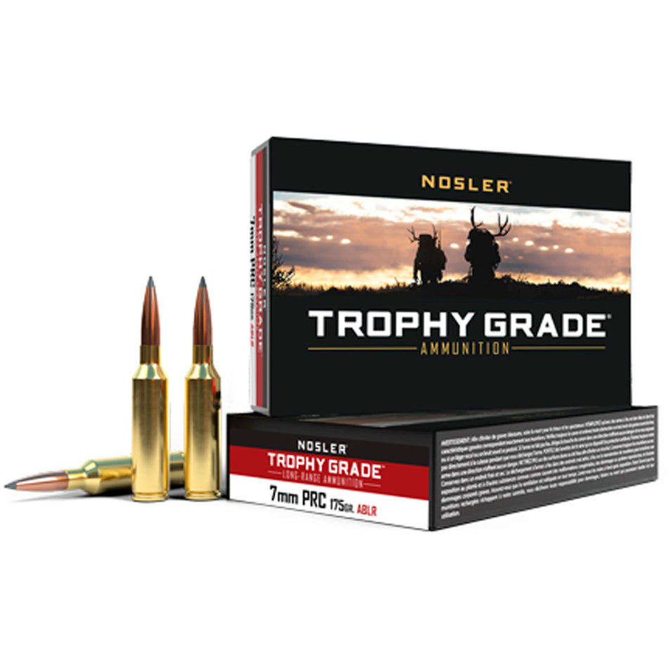 Nosler Trophy Grade AccuBond Long Range Spitzer 175 Grain 7mm PRC  054041612395