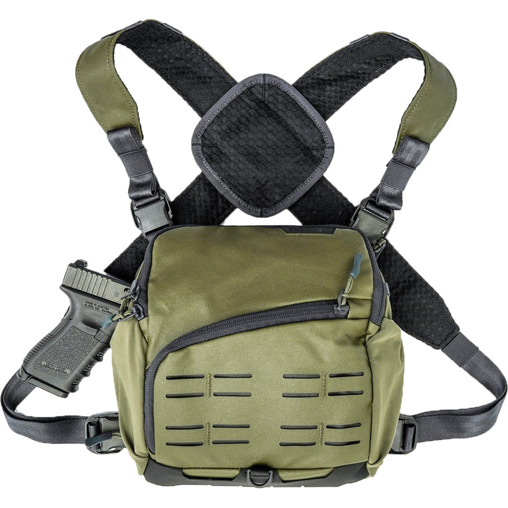 MFT Achro Chest Pack Harness with MOLLE XL-XXXL Forest
