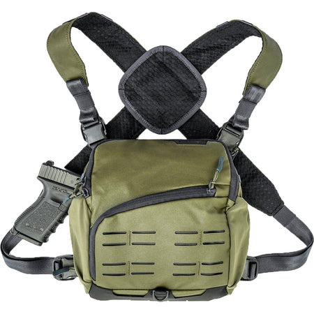 MFT Achro Chest Pack Harness with MOLLE XL-XXXL Forest