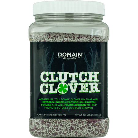 Domain Clutch Clover Annual Seed Blend 1/4 Acre