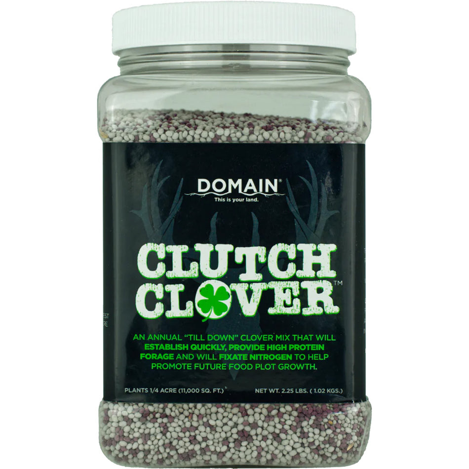 Domain Clutch Clover Annual Seed Blend 1/4 Acre