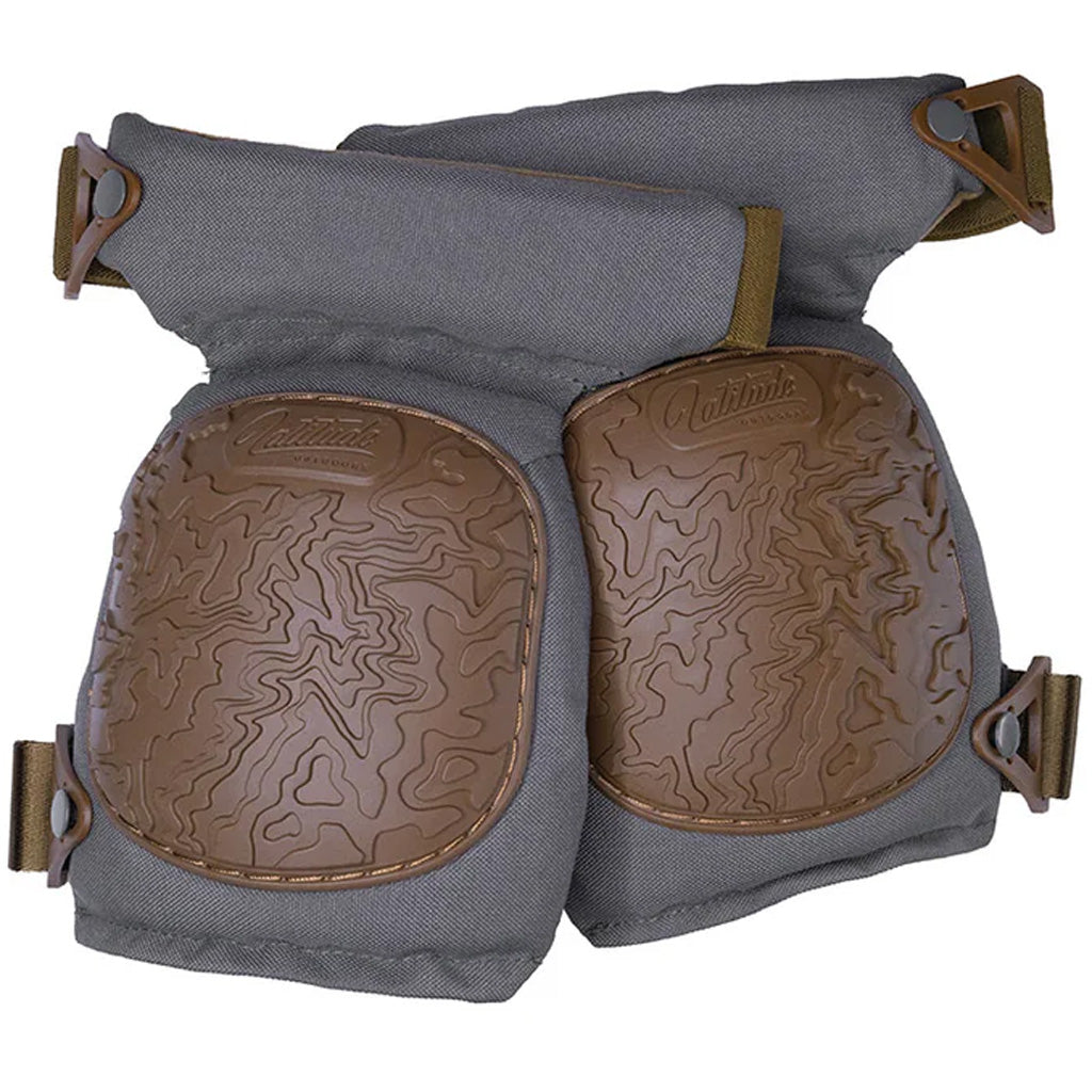 Latitude Grip Knee Pads Grey for Outdoor Use