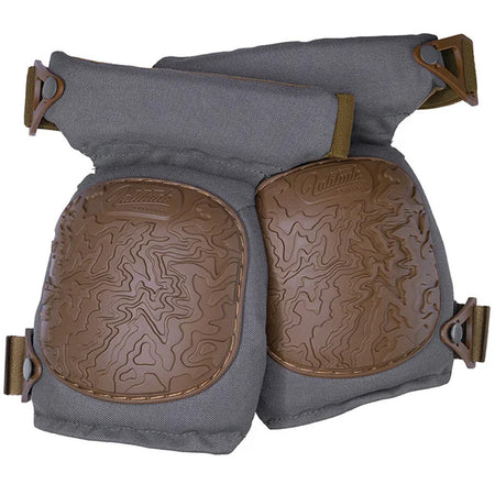 Latitude Grip Knee Pads Grey for Outdoor Use