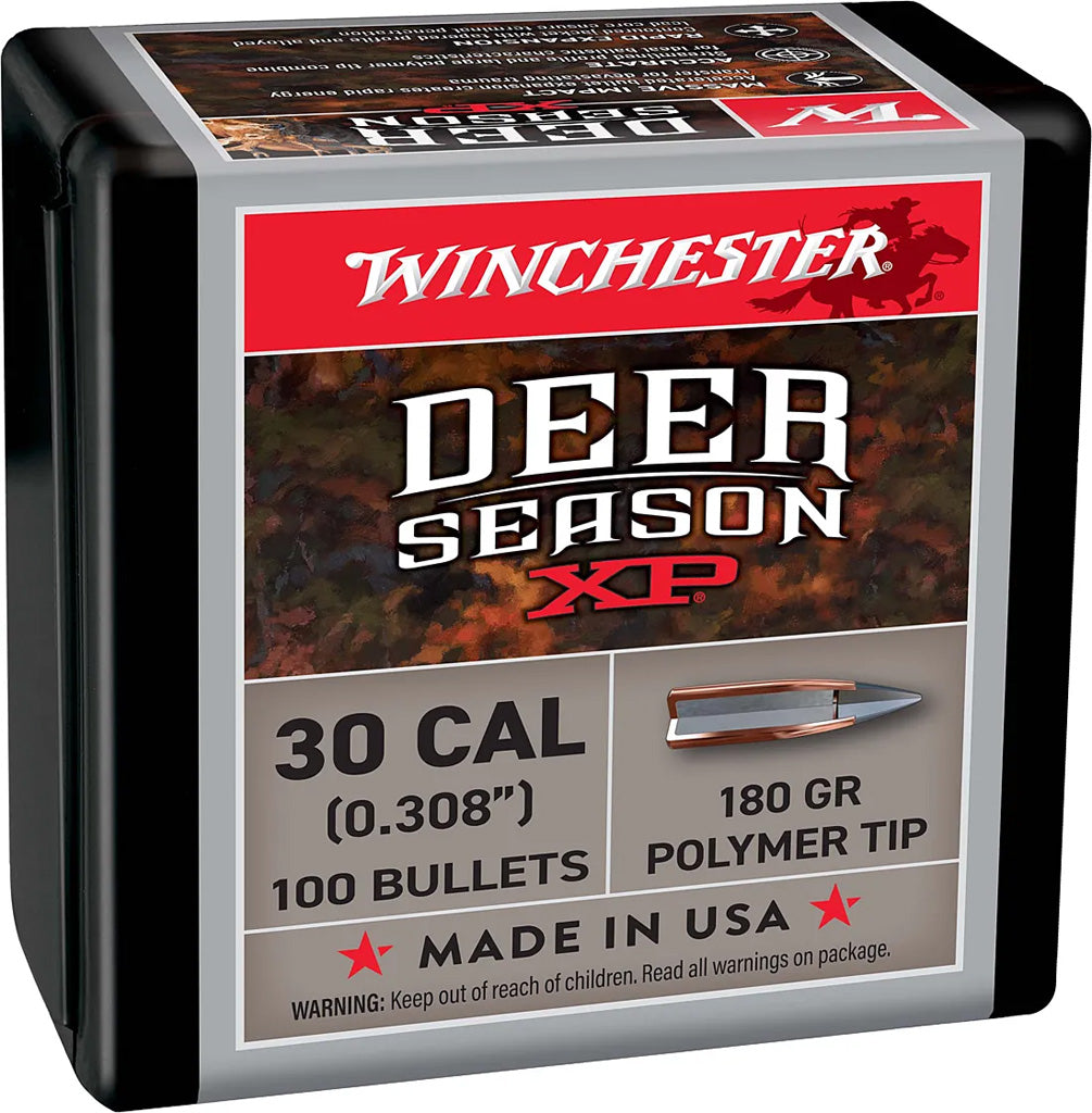 Winchester Deer Season XP 30 Caliber 180 Grain Rifle Bullets 100-Count