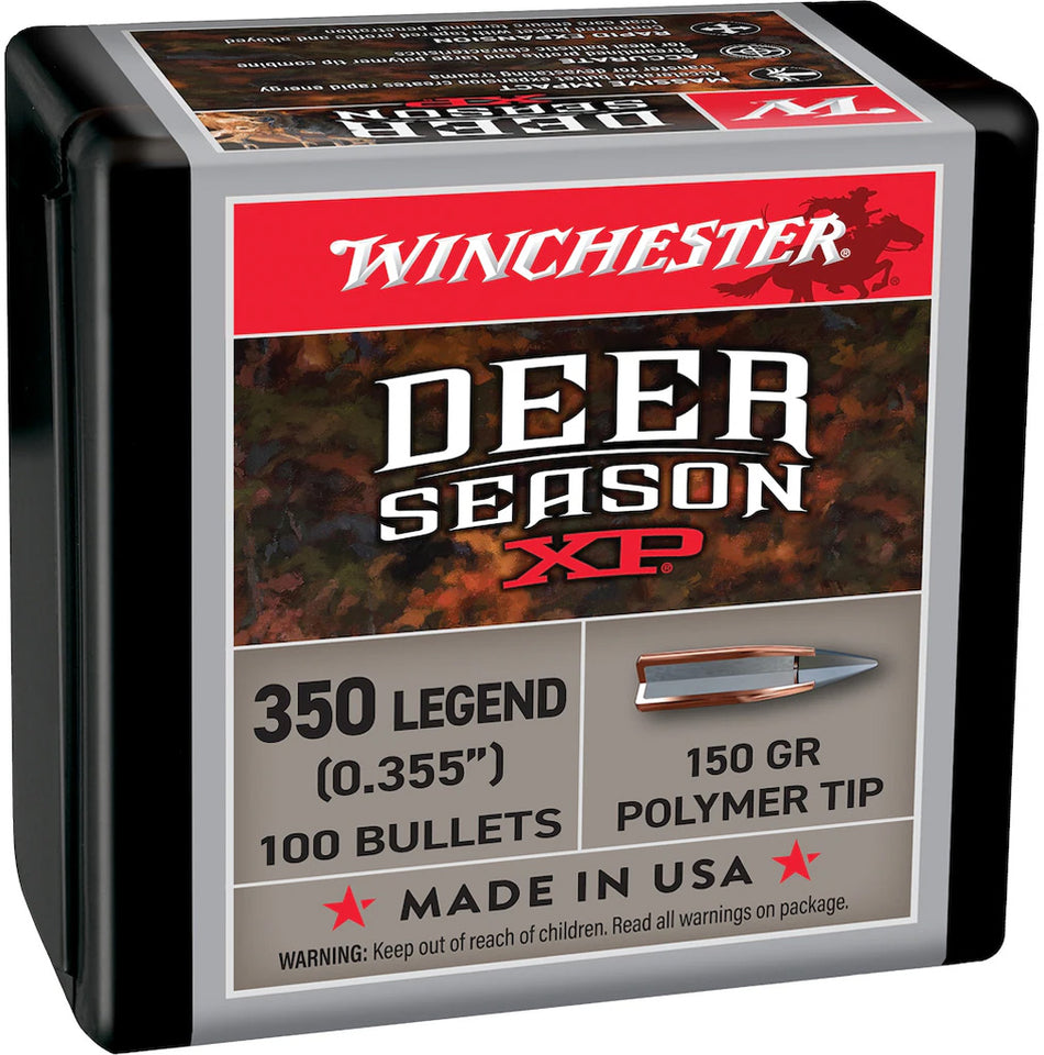 Winchester Deer Season XP 350 Legend 150 Grain Rifle Bullets 100/ct
