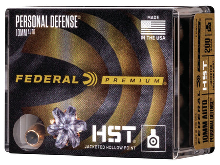 Federal Premium Personal Defense Handgun Ammo 10mm HST 200 gr. 