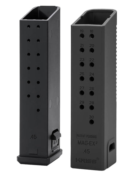 Kriss Mag-Ex2 9mm 40-Round Extension Kit for Glock 17 Gen3-5 Black Polymer