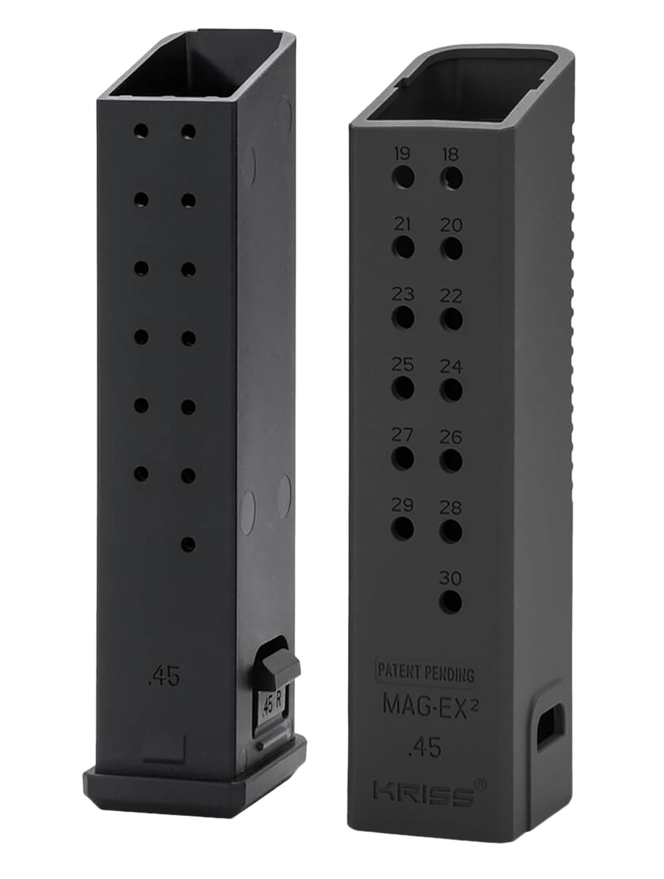 Kriss Mag-Ex2 9mm 40-Round Extension Kit for Glock 17 Gen3-5 Black Polymer