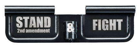 Phase 5 Weapon Systems AR-15 Engraved Ejection Port Door Stand & Fight Black Parkerized 3.10"
