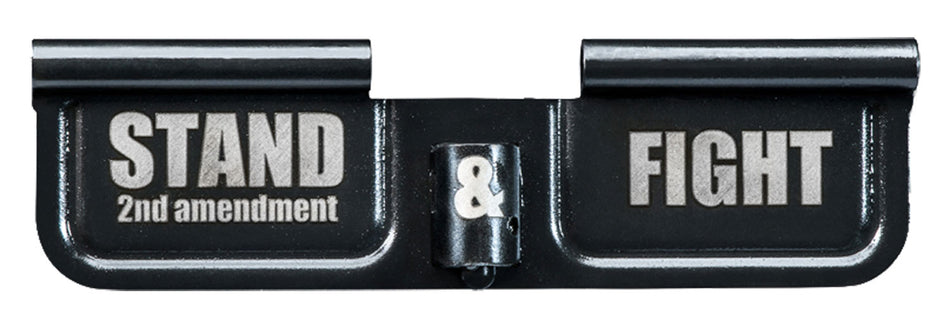 Phase 5 Weapon Systems AR-15 Engraved Ejection Port Door Stand & Fight Black Parkerized 3.10"