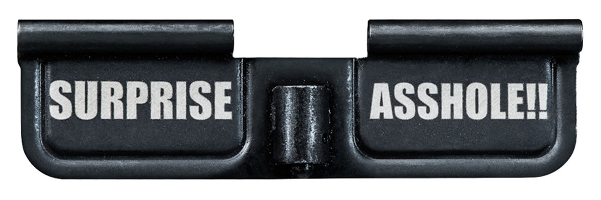 Phase 5 Weapon Systems AR-15 Engraved Ejection Port Door Surprise Asshole!! Black Parkerized 3.10"