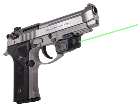 LaserMax GSLTNG Lightning Green Laser Rail Mount with GripSense Activation Black