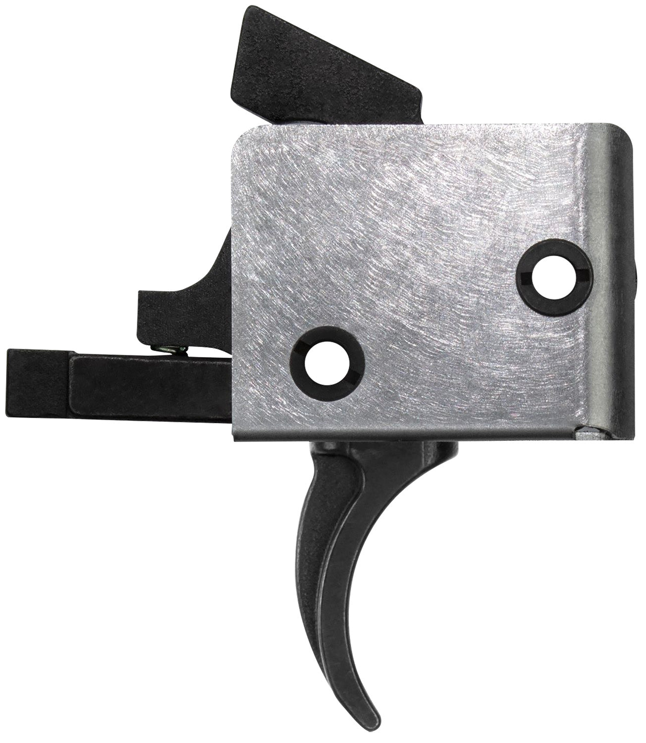 CMC Triggers 95503 PCC Single-Stage Drop-In Flat Trigger with Anti-Walk Pin Set Black/Silver 3-3.5 lb Pull