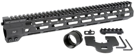 Midwest Industries M-Series AR-15 6061 Aluminum Picatinny Rail Black Anodized 14"