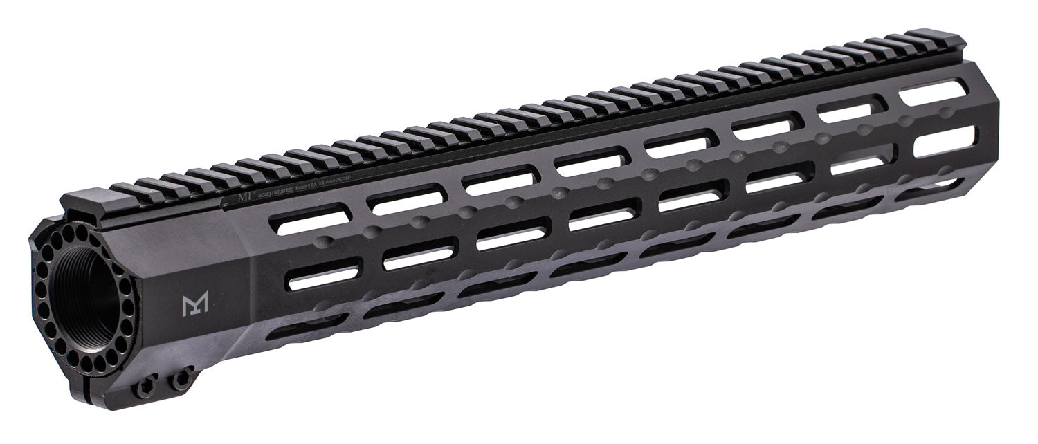 Midwest Industries SP-Series AR-15 Premium Suppressor Ready Rail Black Aluminum 15"