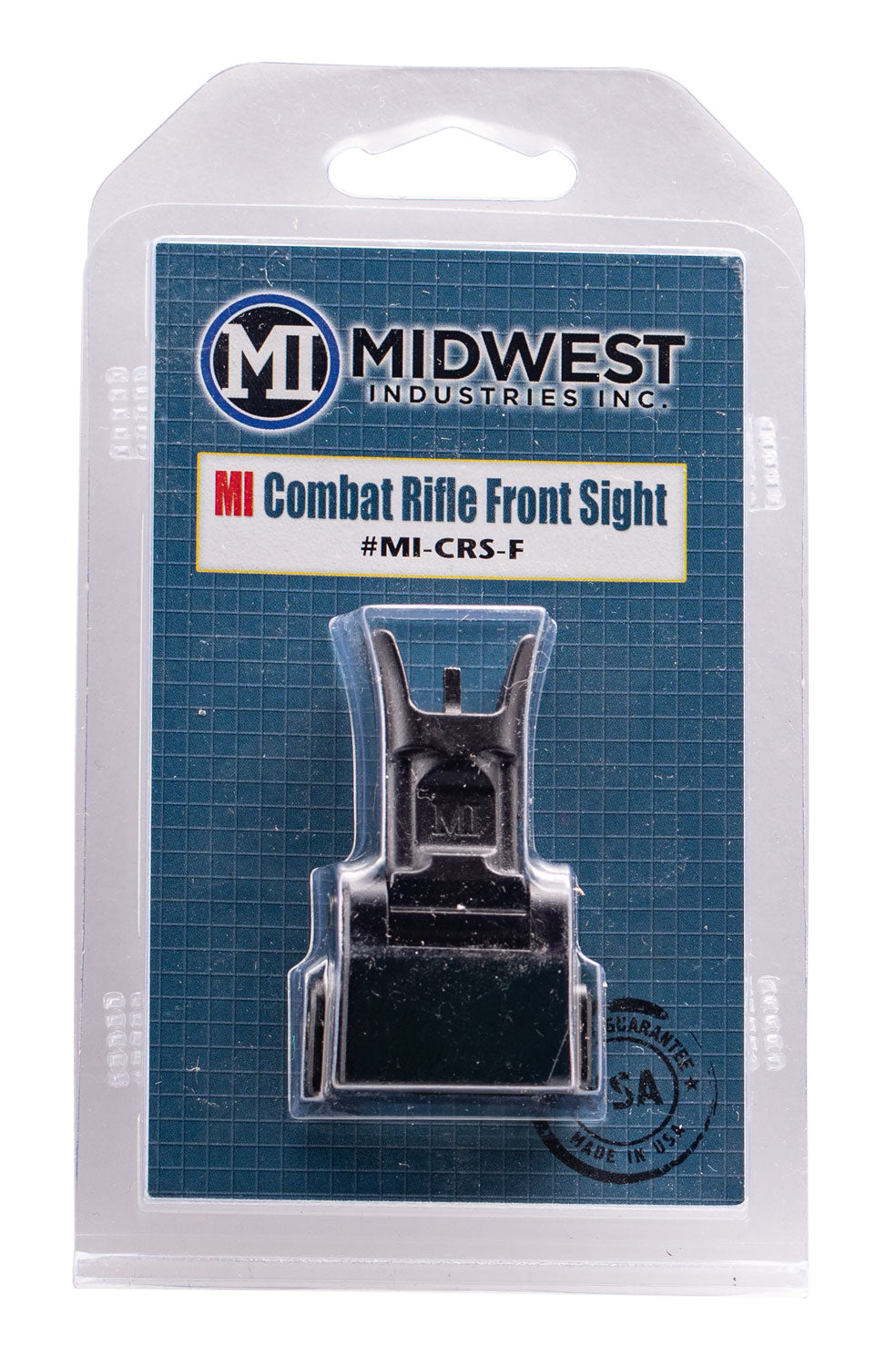 Midwest Industries MICRSF Flip-Up Front Sight Black for AR-15 M16 M4 Mil-Spec Height