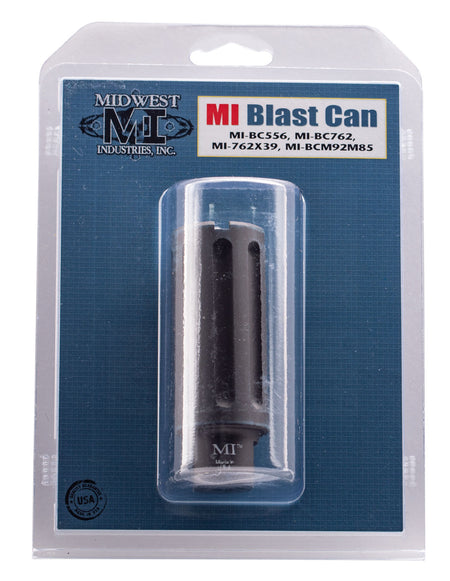 Midwest Industries MIBC556 5.56x45mm NATO Blast Can Black Hardcoat Anodized 3.38" OAL AR-Platform