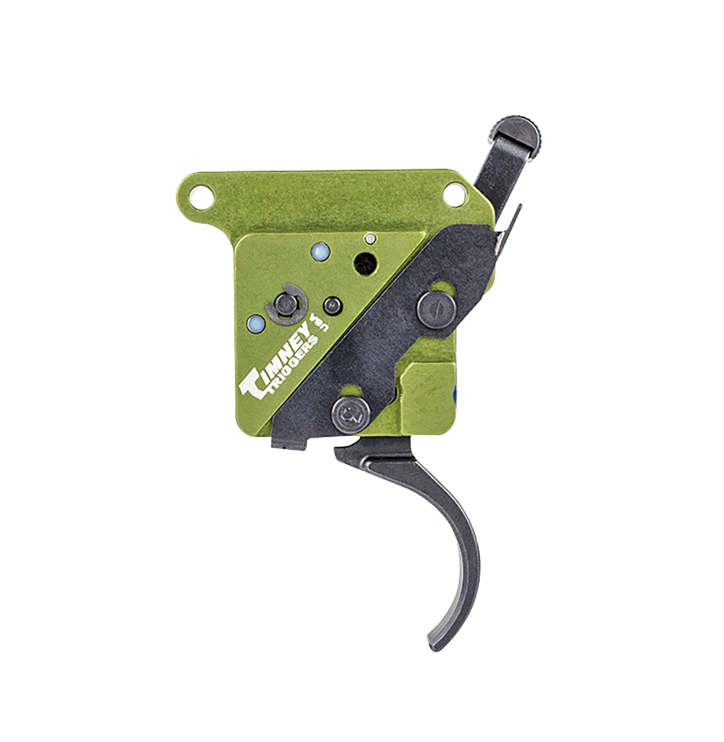 Timney 510V2 Elite Hunter Drop-In Curved Trigger 3 lb for Remington 700 Right-Hand - Black/Green