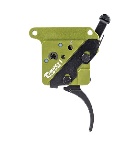 Timney 510V2THIN Elite Hunter Drop-In Thin Curved Trigger 3 lb Remington 700 Right - Black/Green