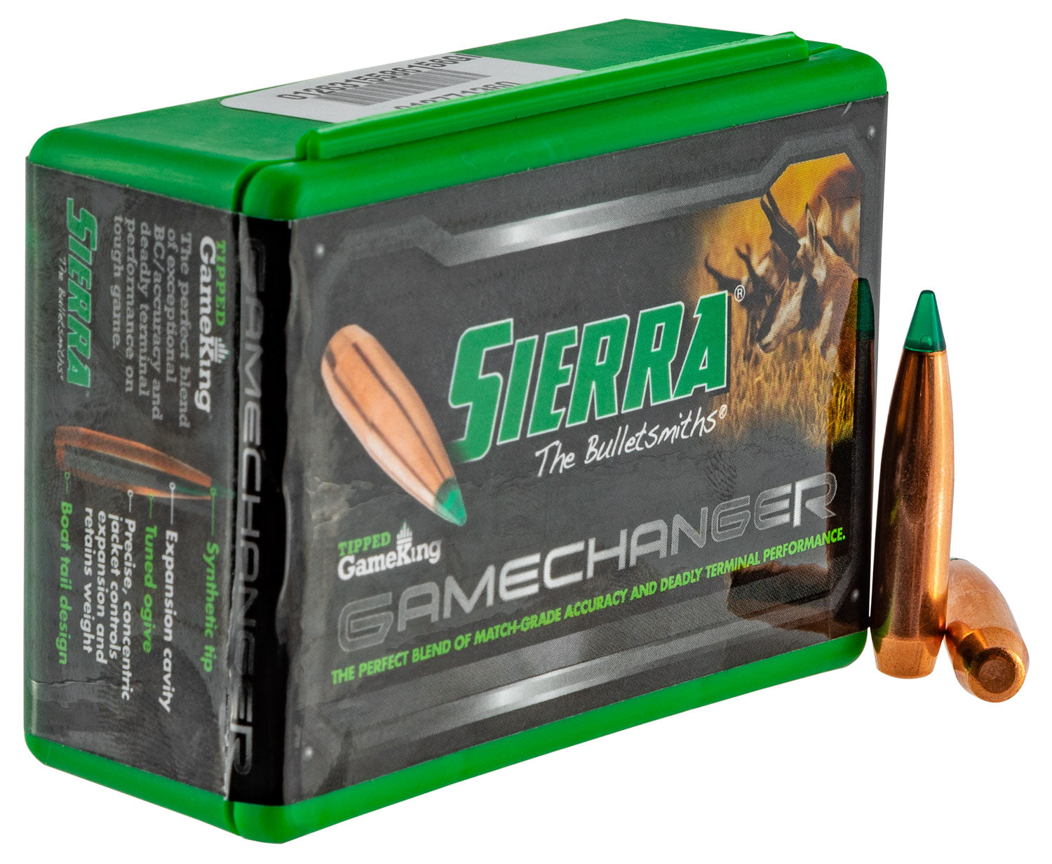 Sierra Tipped GameKing 4330T 6.5 Creedmoor 130 Grain HPBT 50ct