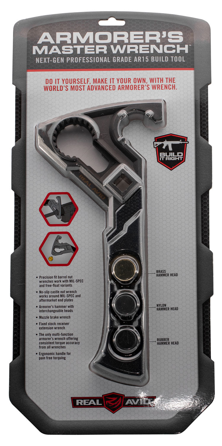 Real Avid AVAR15AMW Stainless Steel Armorer's Master Wrench AR-15