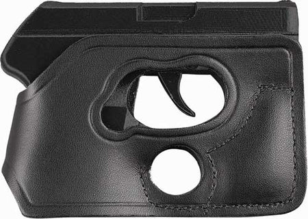 DeSantis Pocket Shot Holster Ambi Black Leather Fits Kimber Solo