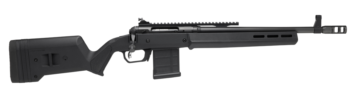 Savage Arms 58176 110 Scout Full Size 350 Legend 10+1 16.50" Matte Black Threaded Barrel, Picatinny Rail Carbon Steel Receiver, Black Magpul Hunter Synthetic Stock