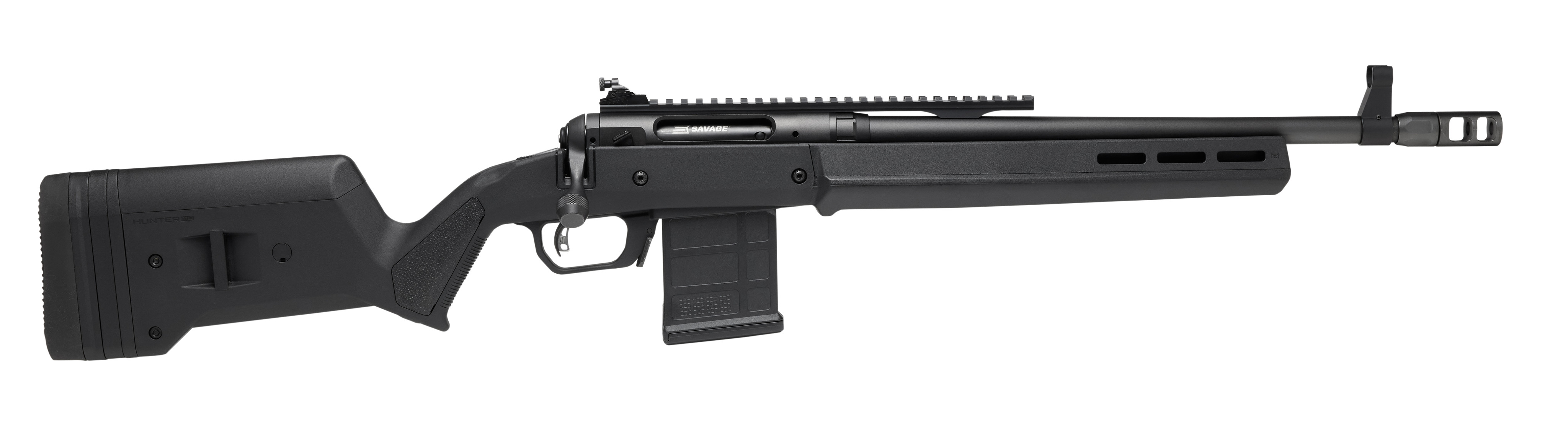 Savage Arms 58176 110 Scout Full Size 350 Legend 10+1 16.50" Matte Black Threaded Barrel, Picatinny Rail Carbon Steel Receiver, Black Magpul Hunter Synthetic Stock