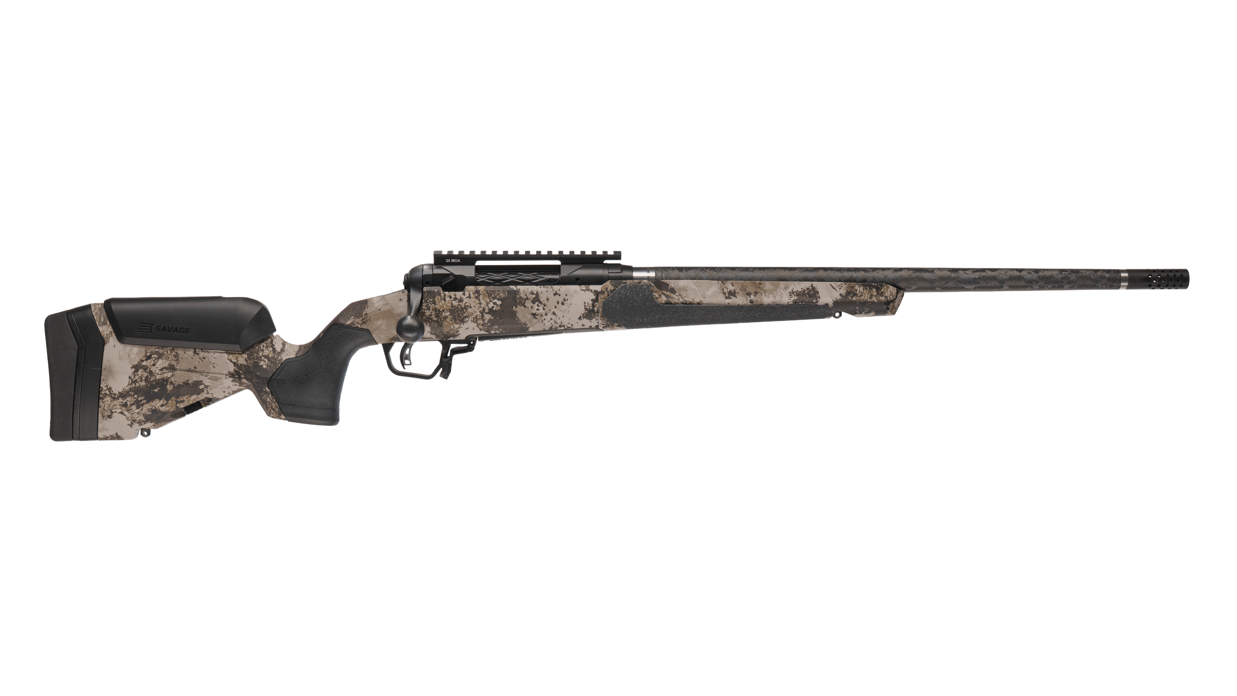 Savage Arms 32737 110 UltraLite Pro Full Size 270 Win 3+1 20" Carbon Fiber Savage Barrel, Western Camo Accufit V2 Synthetic Stock, Right Hand