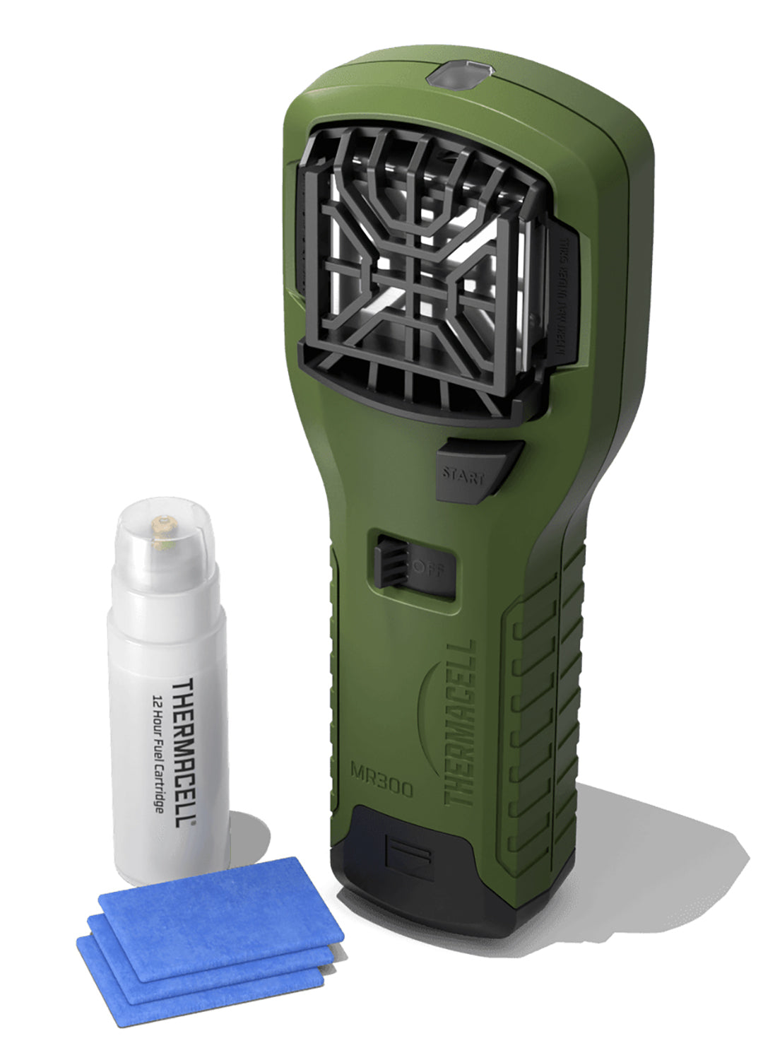 Thermacell MR300G Portable Repeller Olive 15ft Odorless Mosquito Protection Effective Up to 12 hrs