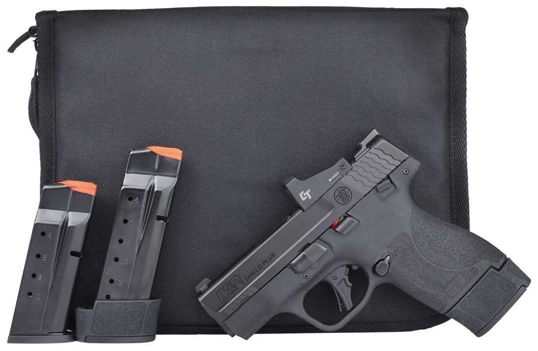 SMITH & WESSON M&P9 SHIELD PLUS CT CTS1500 BUNDLE O.R. T.S 9MM PSTL 3.1" 1-10RD 2-15RD