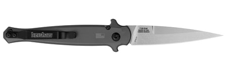 Kershaw 7150 Launch 8 Automatic Stiletto Folder 3.5-Inch Spear Point CPM 154 Stonewash Blade Aluminum Carbon Fiber Handle