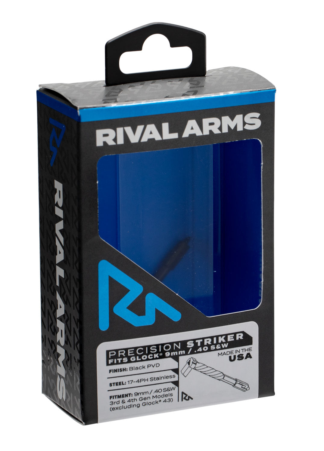 Rival Arms RA40G001A Glock Gen3-4 Precision Firing Pin .40 S&W Black 17-4 Stainless