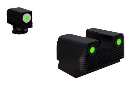 Rival Arms RA1B231G Tritium Night Sight Set for Glock 17/19 White Outline Front Sight
